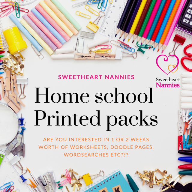 Home School Printed Packs